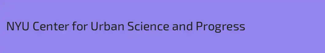 NYU Center for Urban Science and Progress